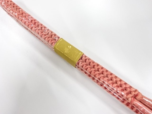 未使用品　正絹　手組帯締め